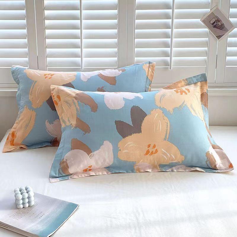 Pár keprových bavlněných povlaků na polštáře 48*74cm pro všechna roční období