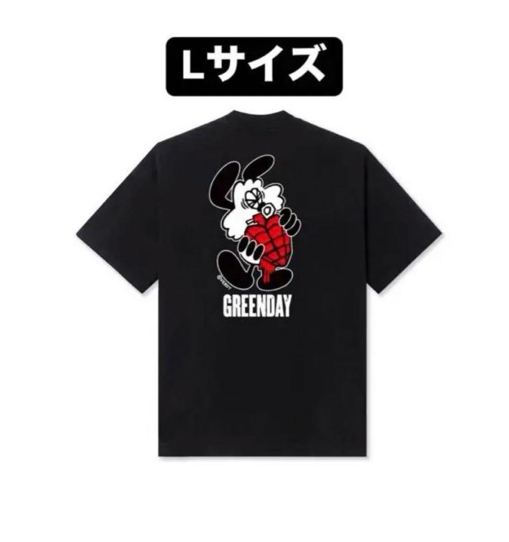 

[USED] GREEN DAY x VERDY collaboration T-shirt, size L, authentic, with bonus item
