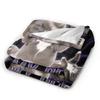 Funny Pibble Meme Wash My Belly Blanket Multi-size Warm Cozy Fluffy  Throw Blankets for Couch Sofa and Bed