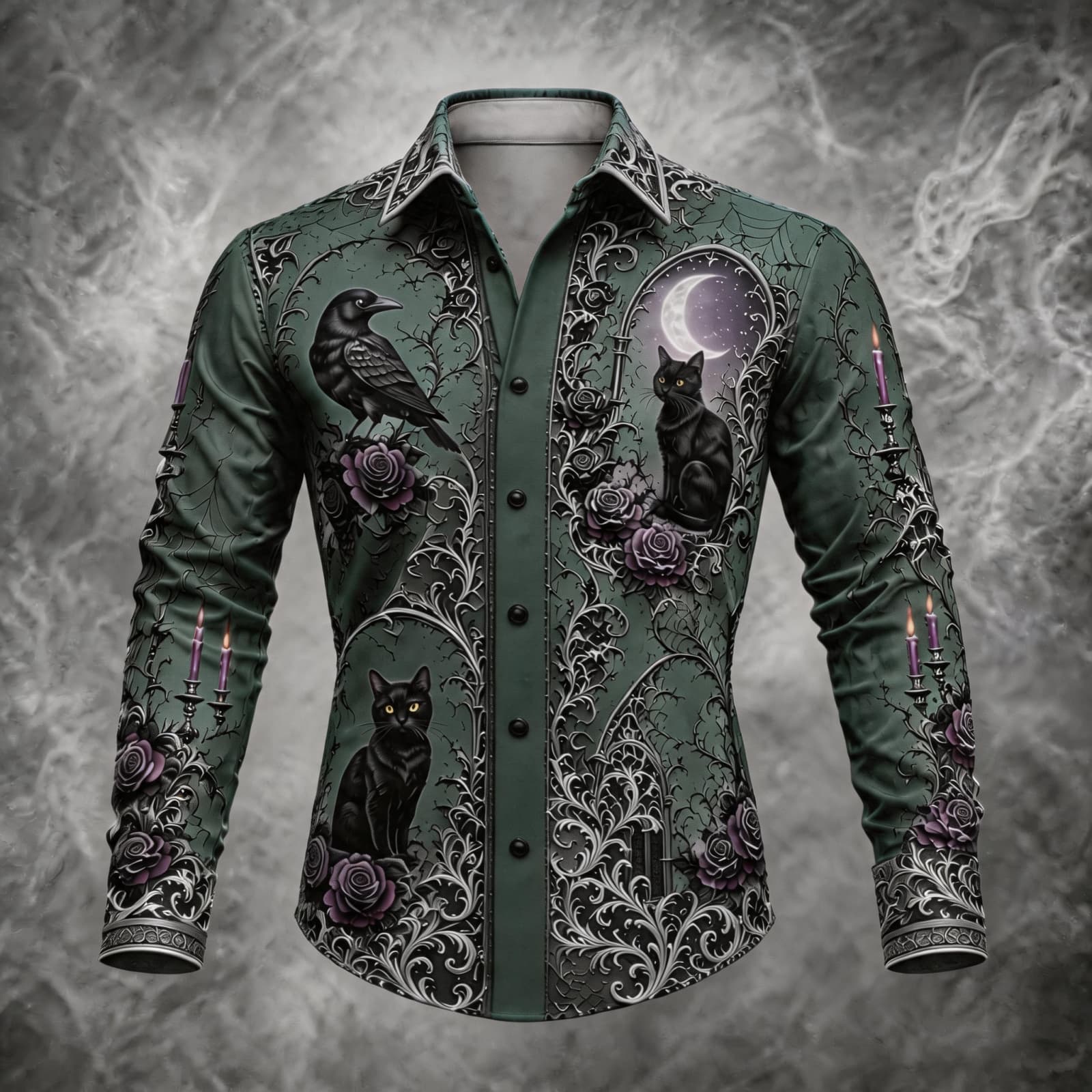 Men s Loose Fit Long Sleeve Button Down Casual Shirt Vintage Retro Breathable Top for Work Commute Outdoor Everyday Wear XXL