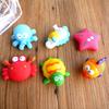Conjunto de 18 Peças de Brinquedos de Banho para Bebê Design Criativo de Vida Marinha Cores Sortidas