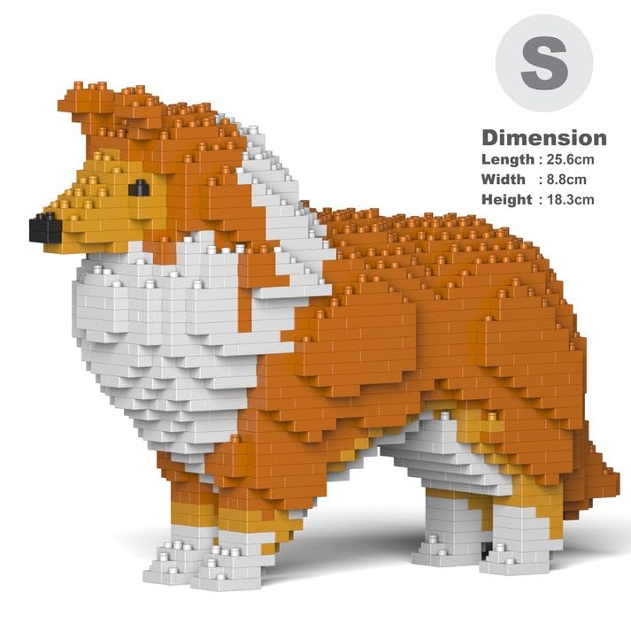 JEKCA Jekkablock Shetland Sheepdog 01S-S13 (Christmas Ver.) ST17PT03-S13