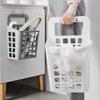 Draining Holes Wall Mount Basket Folded Dirty Laundry Organizer Dirty Laundry Basket  Living Room