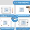 Thermostat Lock Box Heavy Duty Wall-Mounted Guard Lock Box for Thermostat on Wall for Home Office Restaurant Hotel School