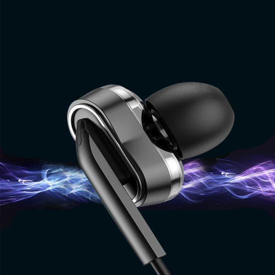 Wired Headset Stereo 9D Surround 3.5mm HiFi Sound In-Ear Wired Headphone Computer Accessories
