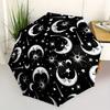 1pc Moon Stars Automatic Open/close, All-Season Portable Folding Umbrella, Travel, Everyday, Formal Events - Compact Luxury Parasol, Outdoor Accessory