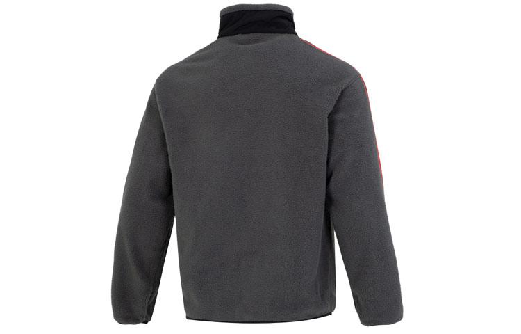 adidas Jackets Men's Gray Stand Collar Moderate Other HF1343
