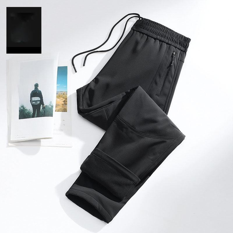 

Женские зимние походные брюки, водонепроницаемые теплые флисовые брюки для кемпинга, скалолазания, треккинга, катания на лыжах, спорта на открытом воздухе, брюки Softshell XXXL чёрный