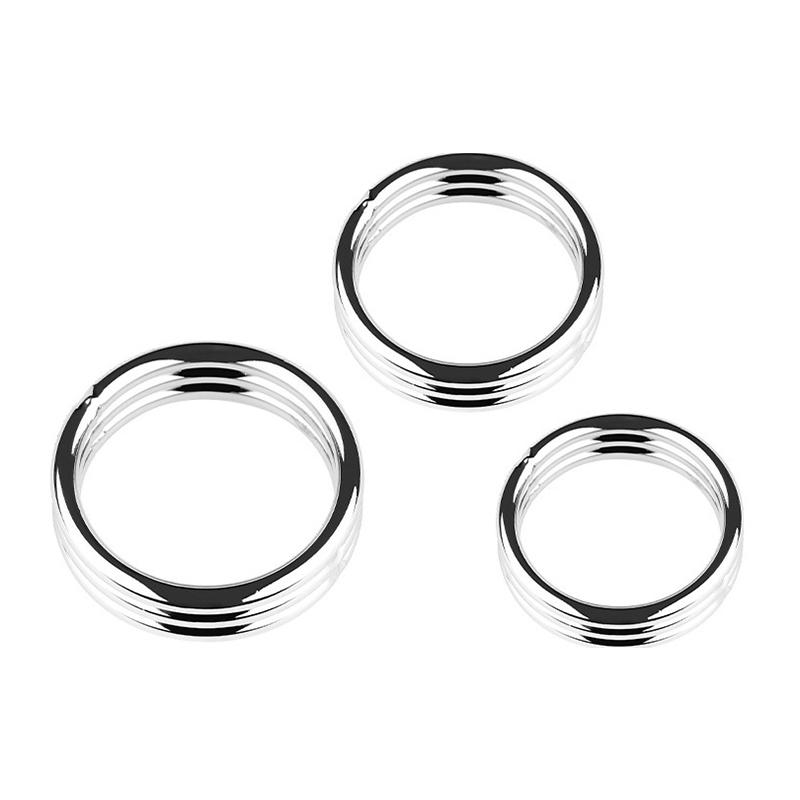 Malý velký mužský natahovač šourku kovový zámek penisu penis penis otroctví omezení zpoždění ejakulace BDSM sexuální hračka pro muže