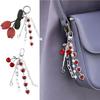 Cherry Shape Keychain Fashion Keyring Pendant Car Key Chain Hanging Ornaments Keyholders Bag Pendant Charm Decorations