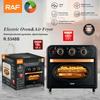 Cuptor electric multifuncțional cu aer cald RAF 10L - Sistem de coacere inteligent și vizual