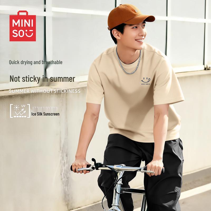 MINISO Men s Quick-Dry Loose Fit T-Shirt 2XL