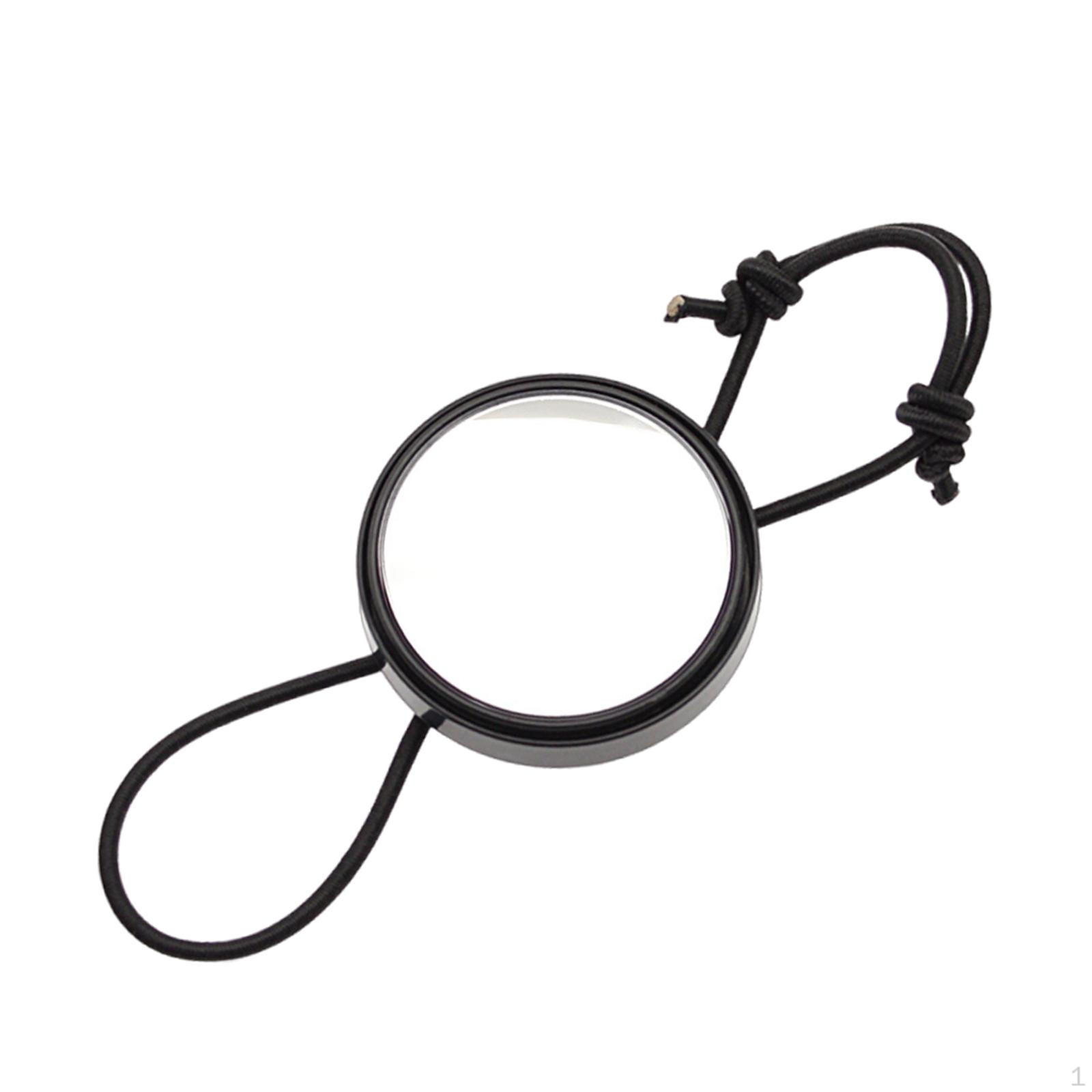 

Зеркало для дайвинга Легкое Профессиональное оборудование Зеркальное отображение для пещерной подводной среды Маленькое чёрный