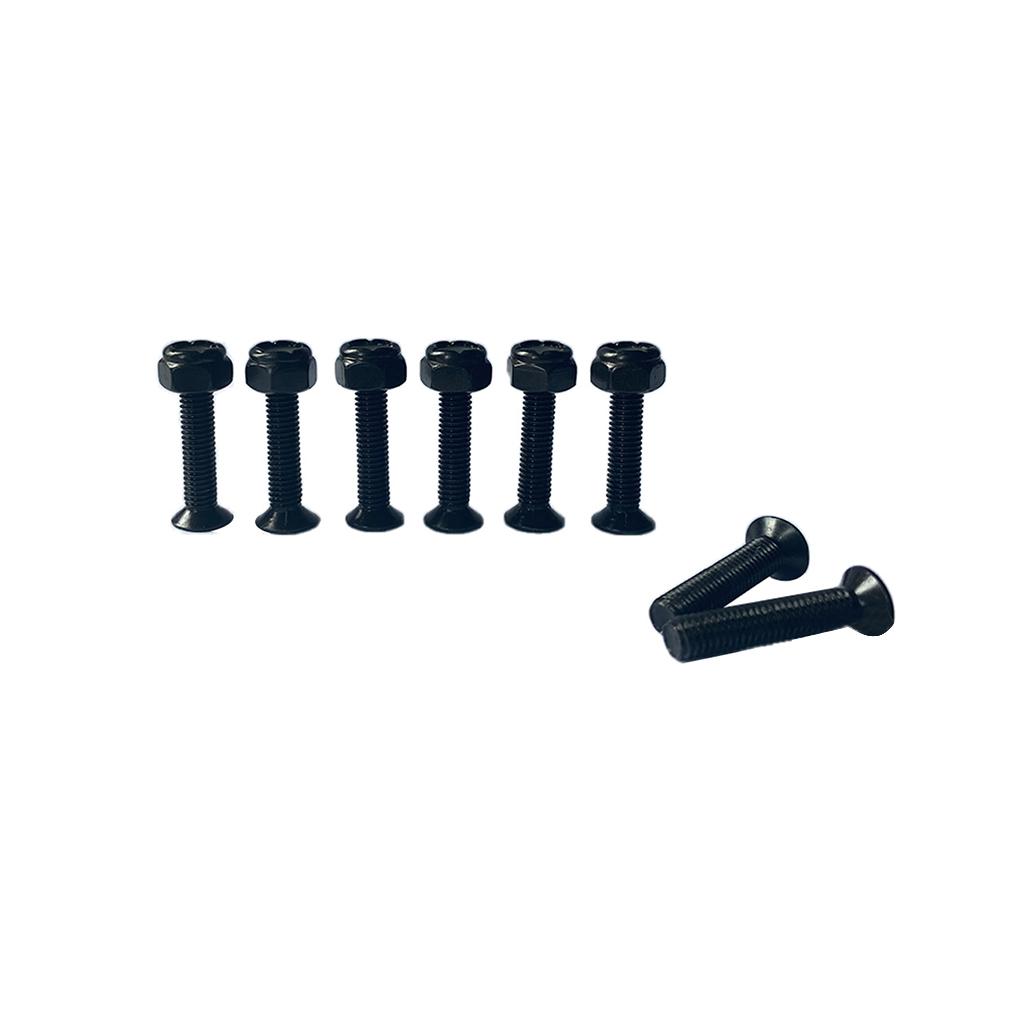 Набор болтов и гаек для подвески скейтборда Запасные части для лонгборда Защищенные от ржавчины крепления Профессиональные наружные винты Аксессуары