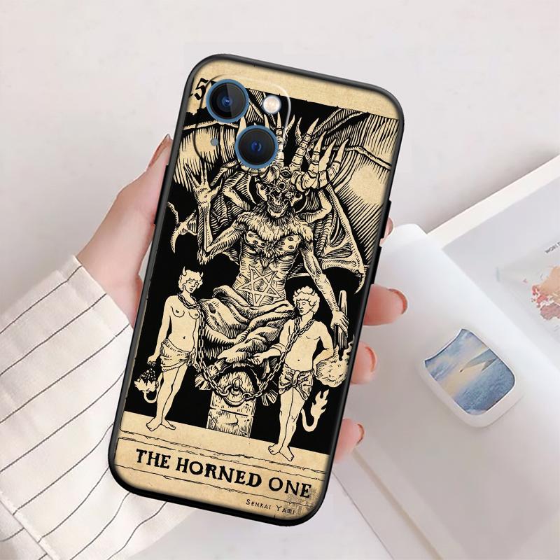 QE10 Divination Tarot Phone Case for OPPO A40 A60 A80 A15 A16 A16K A12 A17 A17K A54 A54S A53 A53S A55 A56 A57 A98 F23
