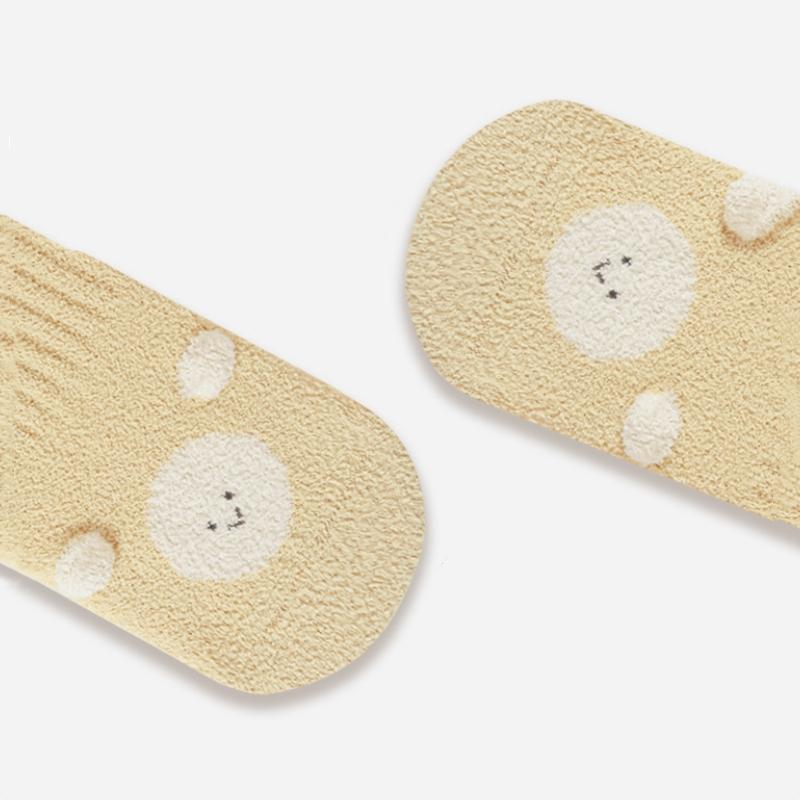 3pairs/set Winter Toddler Baby Socks For Girls Boys Thick Warm Soft Newborn Long Sock Fashion Cartoon Stockings