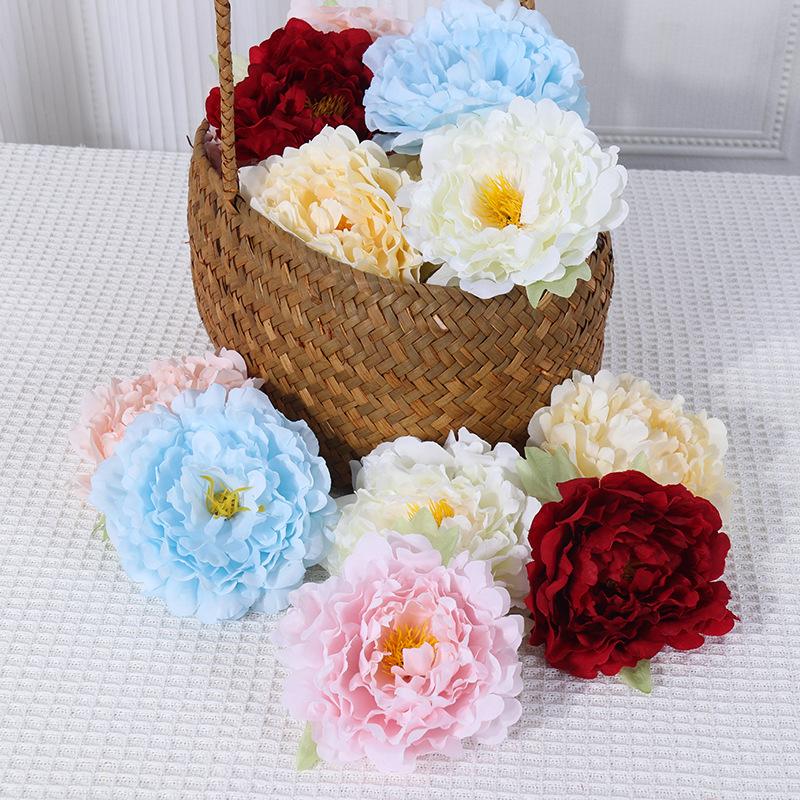 1/5/10/20Artificial Peony Flower Heads Home Garden Decoration, Home Decor, Room Decoration, Front Door Courtyard Decoration, and Summer Party Decor