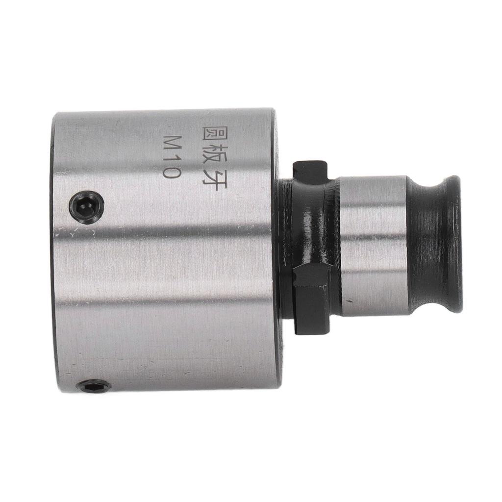 Thread Die Tapping Chuck Carbon Steel Blackening Finish High Hardness Round Die Collet for Male