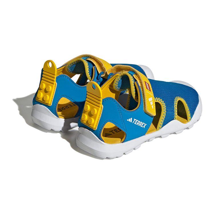 Adidas Сандалии Terrex Captain Toey LEGO Bright Blue Cloud White Eqt Yellow (GS) Детские кроссовки IE4977
