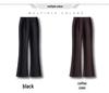 Women's High Waist Wool Blend Fishtail Flare Pants, Slimming Fit, Autumn/Winter 2024