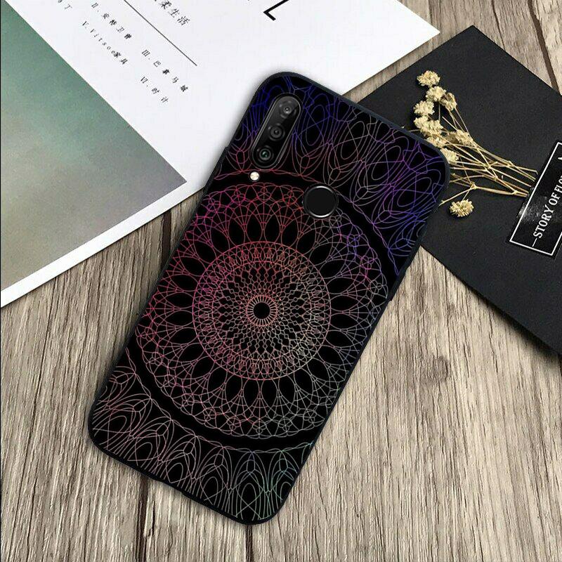 Mandala Flower Totem For Huawei Nova 5T 9 10 SE 7i 8i 11i 12i Y73 Y90 Y70 Y72 Y61 Y91 P60 Pro P40 P30 Lite Case