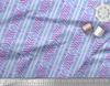Soimoi Blue Japan Crepe Satin Fabric Aztec Geometric Print Fabric by the Metre 42 Inch