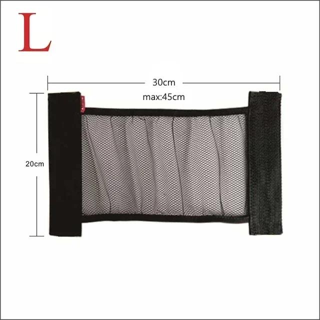 Seat Back Fixed Mesh Bag Car Trunk Elastic Mesh Fixing Strap Fire Extinguisher Holding Strap Luggage Interior Organizer Bag