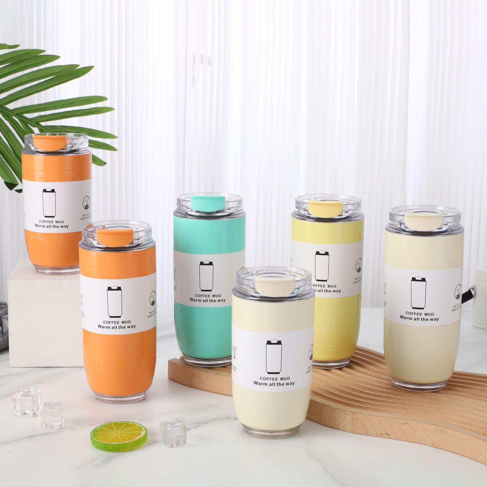 

Новая модная кофейная кружка из нержавеющей стали, термос, бутылка для воды в машину