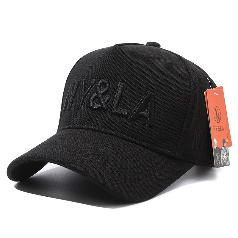Fashion big head circumference trendy hat men's and women's four-season hats baseball caps five pieces embroidered hat letters