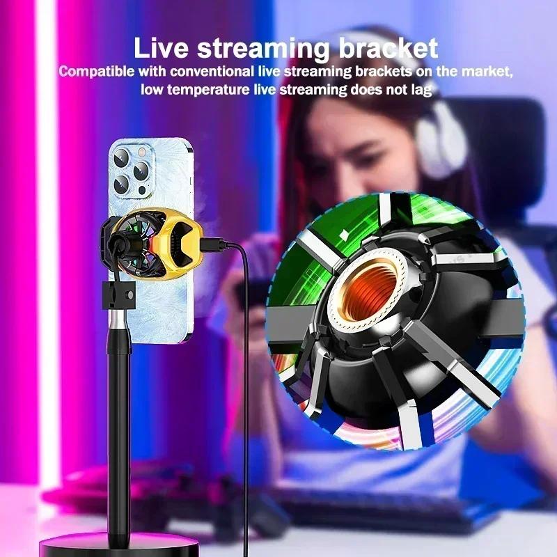 MEMO NEW DL22 Mobile Phone Semiconductor Back-clip Cooling Fan Radiator 15W Strong Power PUBG Game Cooler for IPhone IOS Android