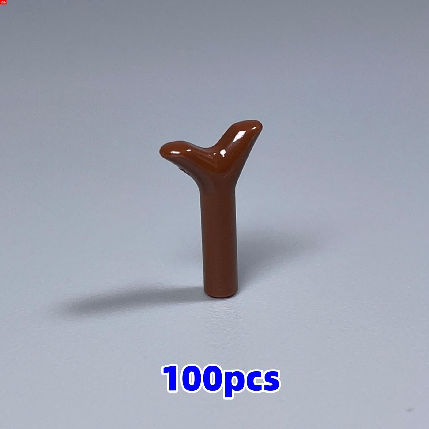 Non-Toxic 100Pcs/Lot Moc Bricks Plant Carrot Top Green Bud Tender Leaf 33183 Tree Sapling Building Blocks Toys For Children Gift