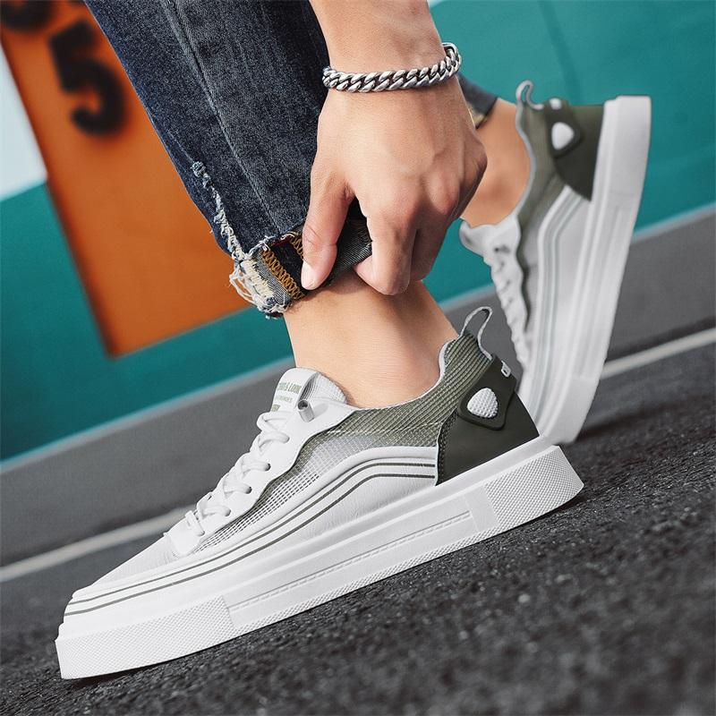 Men's board shoes summer fashion versatile lightweight casual comfortable thick sole anti slip wear-resistant casual board shoes