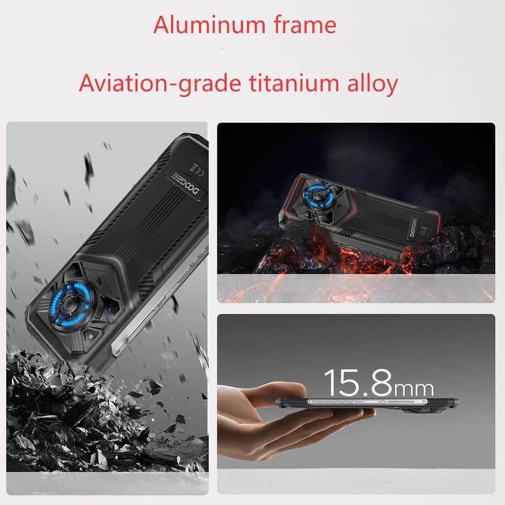 Doogee 5G Blade20 Play Cellhone,32GB+256GB, 10300mAh, 6.6'' Display, 50MP, Android 15