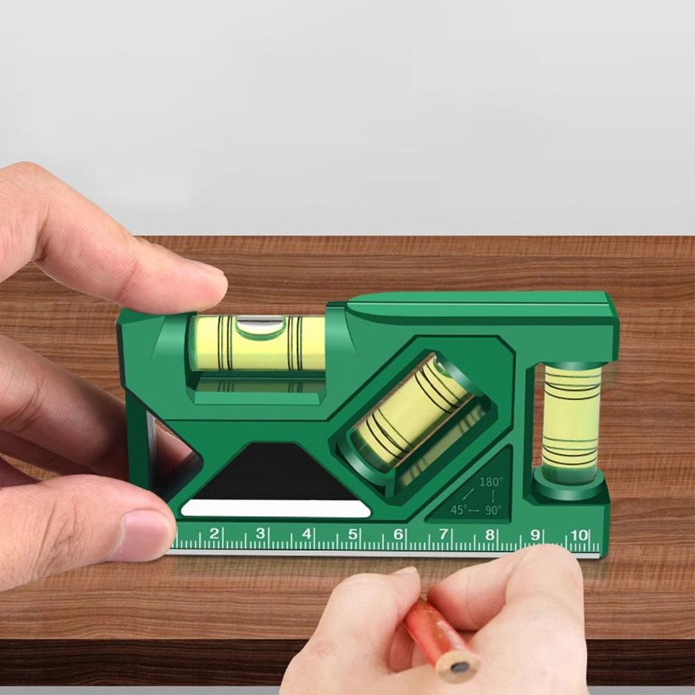 1PC Portable Level Ruler Bubble Level Precision Level Magnetic Lever Angle Gauge Finder Leveling Aligner Woodworking Tool