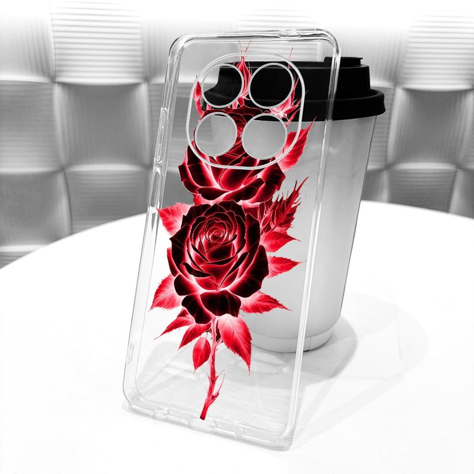 

For Xiaomi Redmi Note 14 Pro 5G 14Pro+ Simple Style Phone Case For Redmi Note14 Pro Plus 5G Transparent TPU Soft Silicone Cases Redmi Note 14 Pro 5G