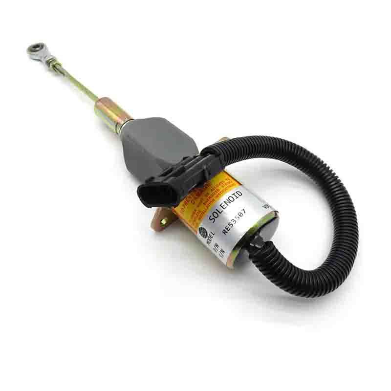 12V RE53507 Abstellmagnet Kraftstoff-Stopp-Magnetventil für John Deere Bootsmotor 8.1L RE53507