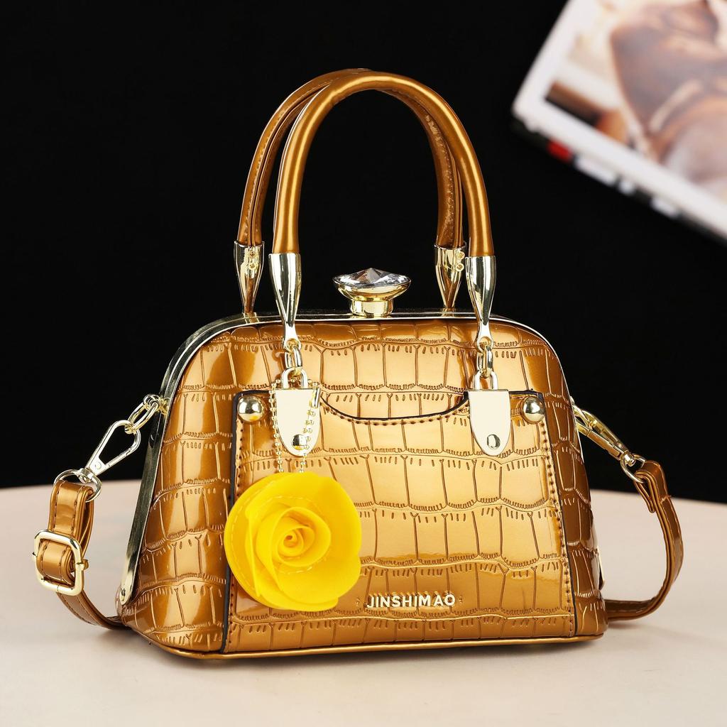 Textur Europäische und Amerikanische Mode Handtasche Umhängetasche Große Kapazität Crossbody Tasche Muschel Tasche Mode Handtasche