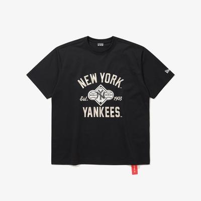 New Era New York Yankees 1958 T-Shirt Header Schwarz