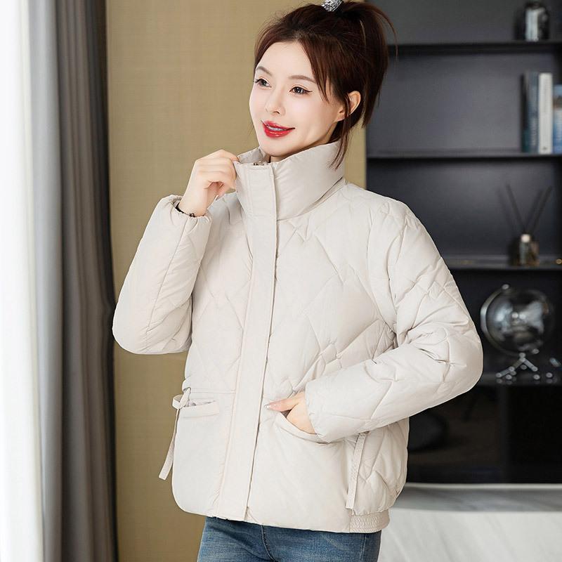 New down cotton-padded clothes women's anti-season large size loose and thin versatile hooded short coat bread clothes cotton clothes