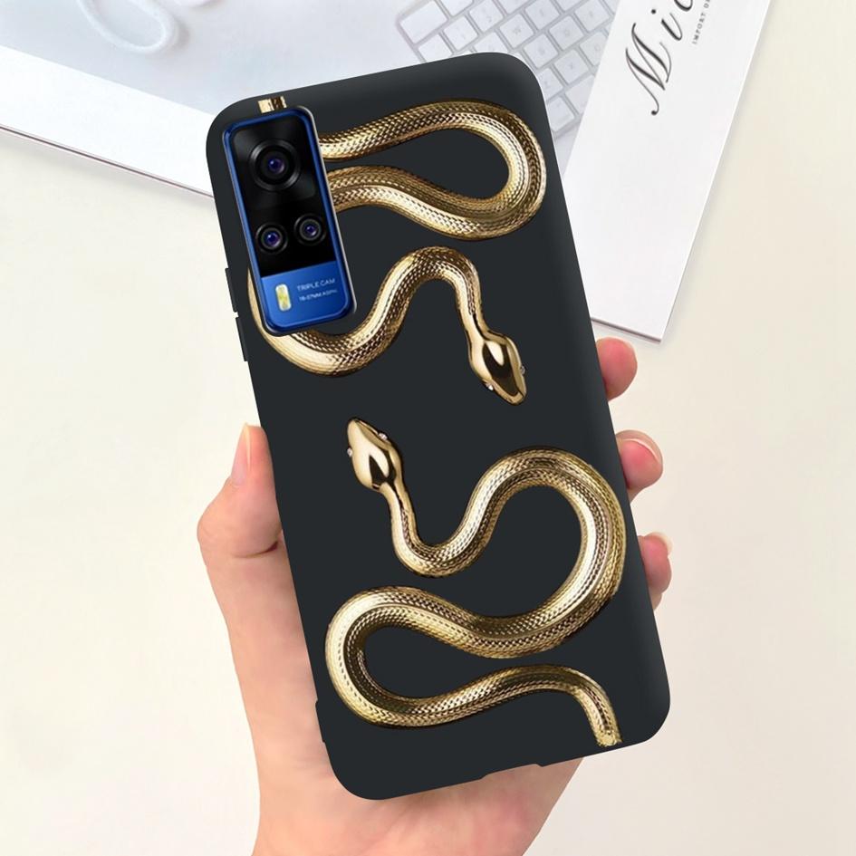 For Vivo Y31 2021 Case Cute Duck Cat Cartoon Coque Matte Soft Silicone Back Cover For Vivo Y51 Y51A Y53s Y 31 V2036 V2030 Fundas