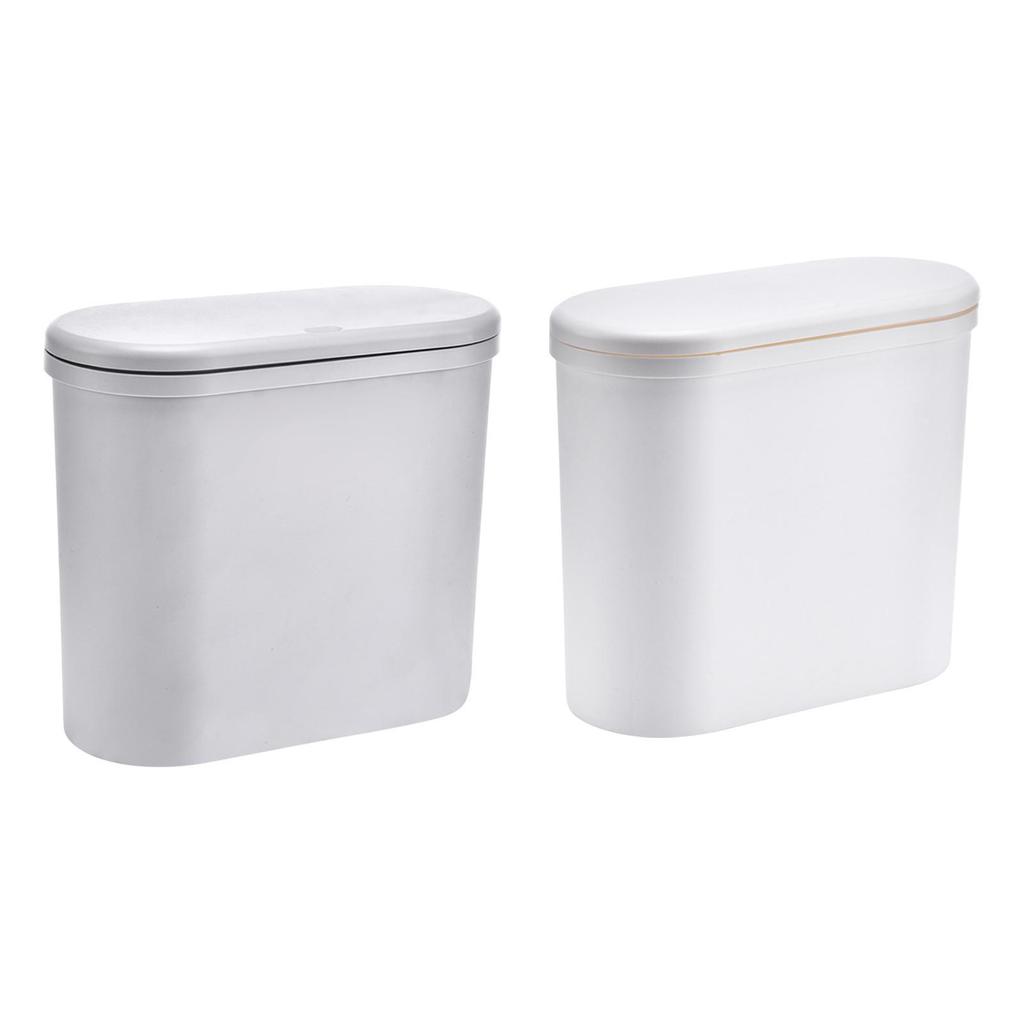 Trash Garbage Can Modern Paper Basket Organizer Kitchen Wastebasket for Laundry Room Home Office Garage Toilet