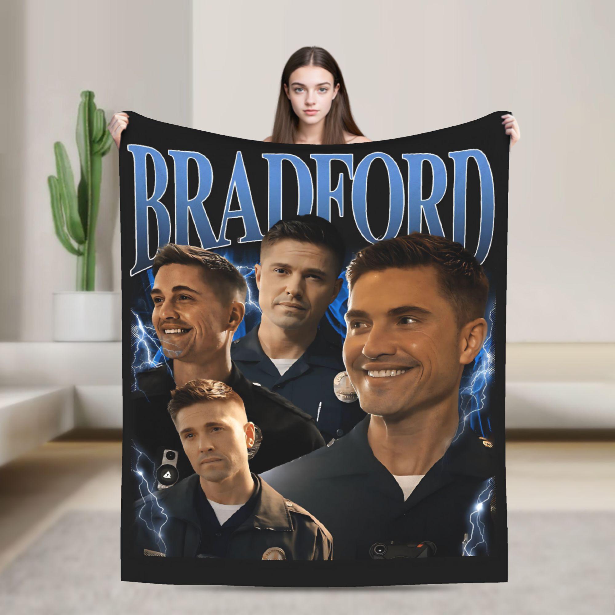 Monika Chen Unisex Soft Blanketschildren Picnic The Rookie Tim Bradford Bedding Throws Flannel Bedspread For Couch Bed Novelty Sofa Bed Cover