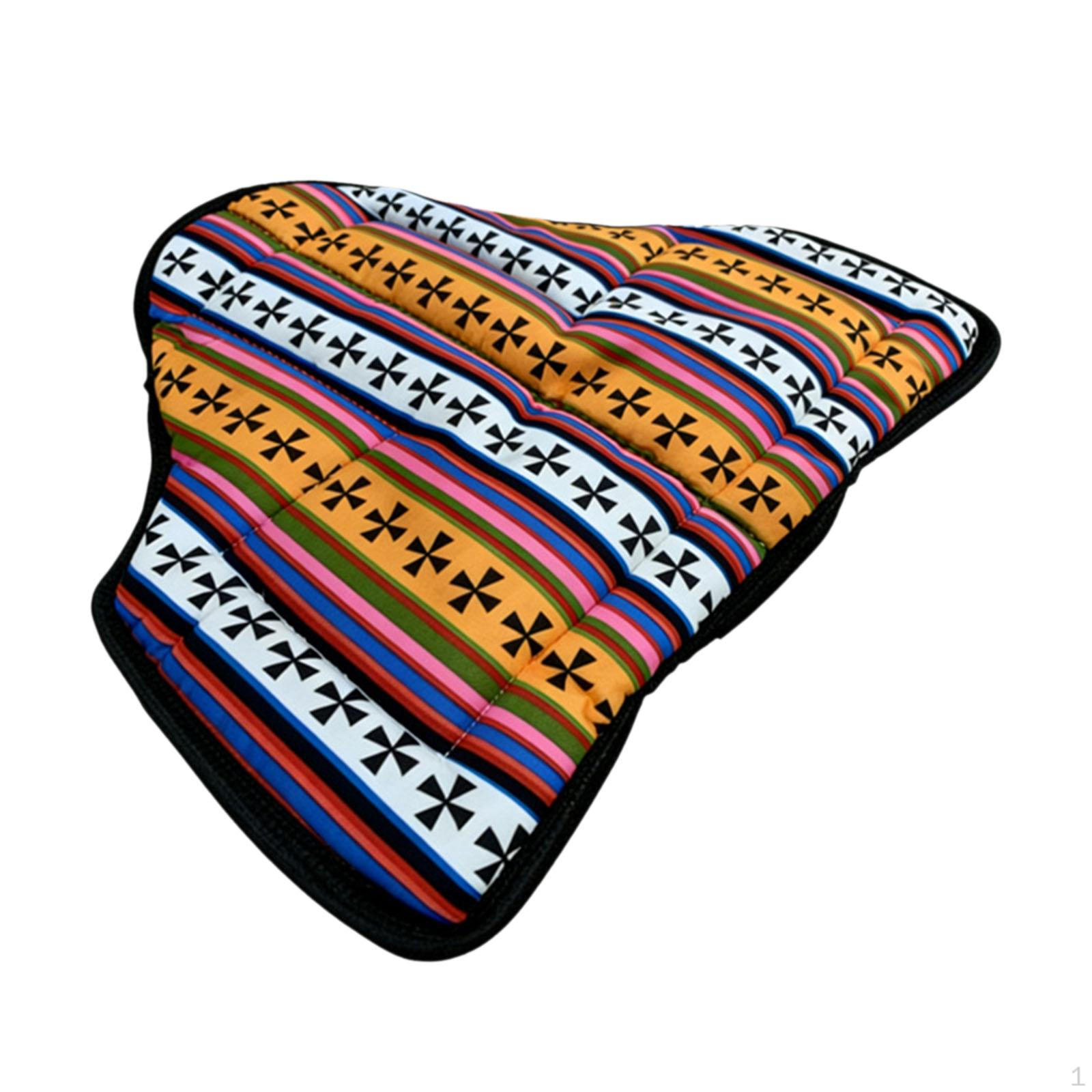 

Horse Riding Saddle Pad Equipment Sweat Absorbing Thick Seat Cushion