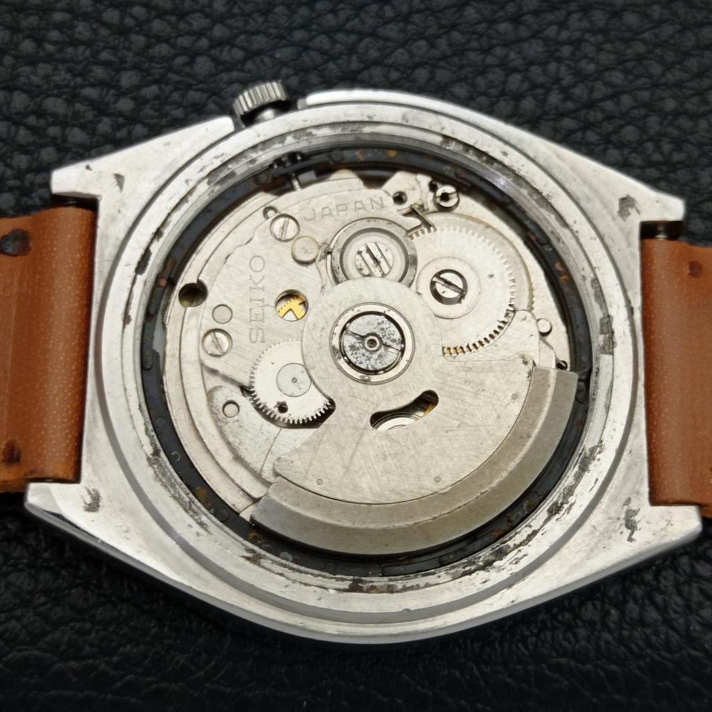 SEIKO 5 AUTOMATIC 7009A JAPAN MENS VINTAGE WHITE COLOR DIAL WATCH a702610-1 R209-a702610