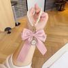 Large Bowknot Bowknot Key Chain Multi-color Pearl Bow Hanging Ornament Heart Shape White Bowknot Charm Keychain Gift Giving