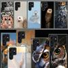 Snow Cute Owl Animal Capa Phone Case For Samsung S26 Ultra S25 Edge Galaxy S23 S21 S20 S24 FE S22 S10 Plus Cover Clear TPU Shell