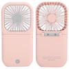Hanging Neck Fan Mini Portable Folding 3 Speed Adjustable USB Charging Low Noise Fan for Home Office OutdoorPink