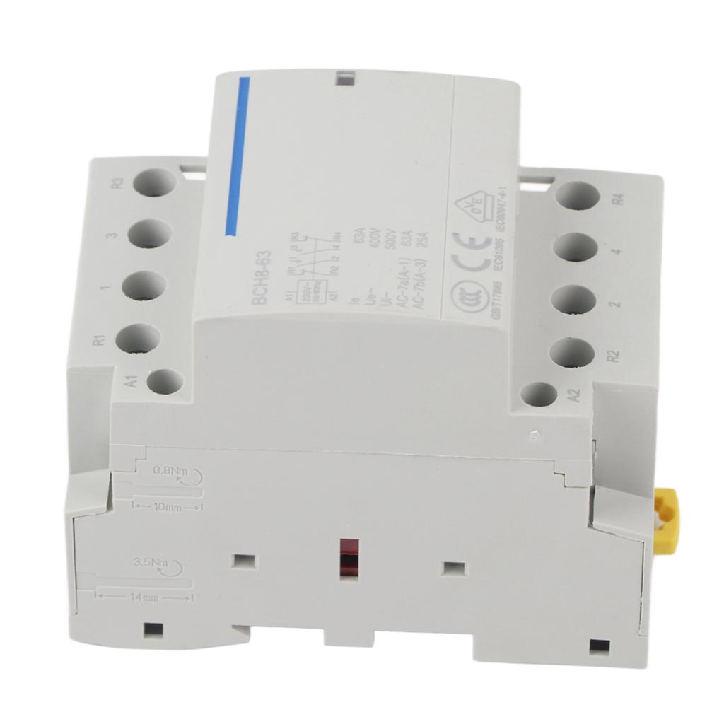 4P 63A 24V 230V 50 60Hz Haushalts-AC-Schütz 2Ö2S (230VAC)