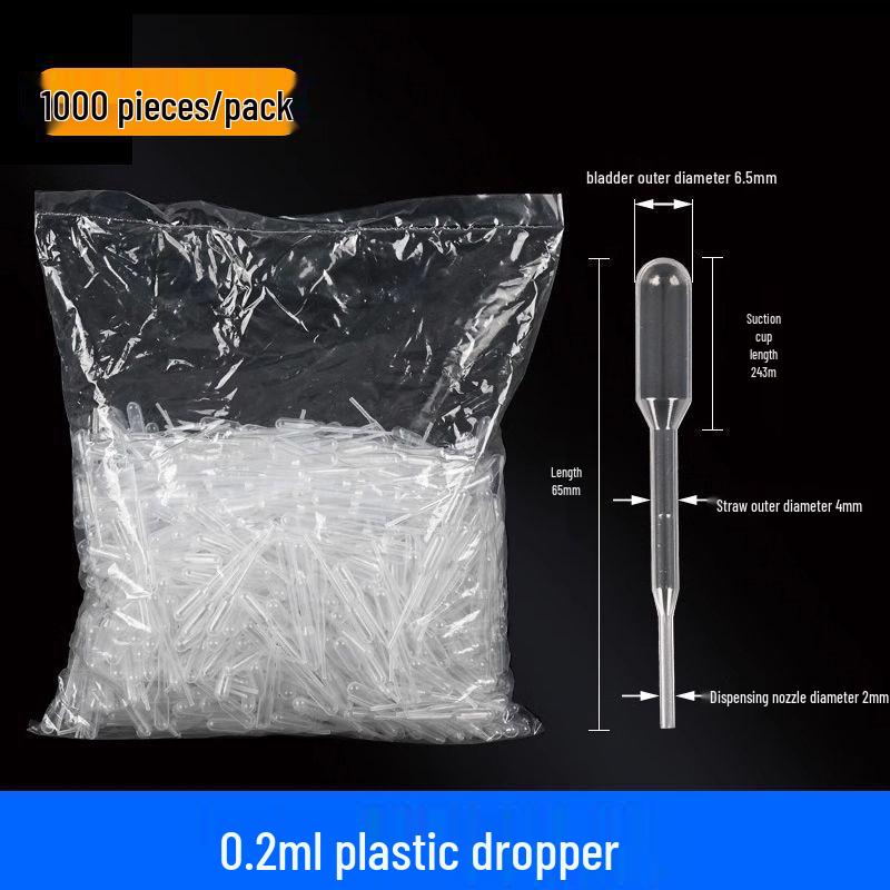 Disposable Plastic Dropper Pipettes 1ml, 2ml, 3ml, 5ml (100pcs)