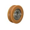 Ruedas de Polea Redonda de Nylon con Ranura en U y Rodamiento de Bolas, Usadas Para Puertas y Ventanas, Polea de Ducha, Puerta Corredera de Cajón Diámetro 23-43 mm